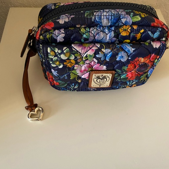 Brighton Floral Crossbody Bag - Navy and Multicolor - Picture 4 of 12